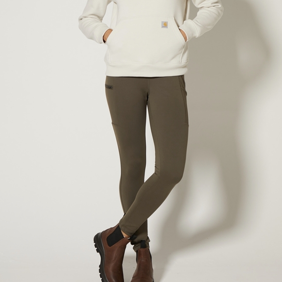 Women's Carhartt Force® Lightweight Pocket Legging Tarmac - Picture 1 of 7